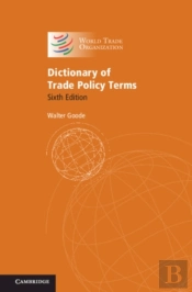 Dictionary Of Trade Policy Terms