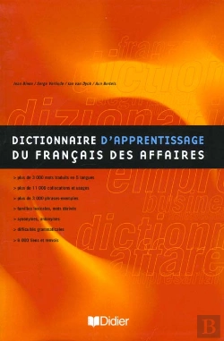 Bertrand.pt - Dictionnaire D'Apprentissage Du Francais Des Affaires