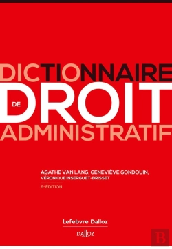 Bertrand.pt - Dictionnaire De Droit Administratif (9e Édition)