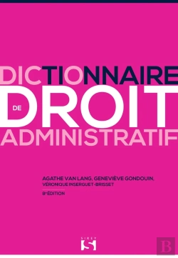 Bertrand.pt - Dictionnaire De Droit Administratif