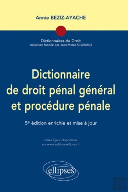 Bertrand.pt - Dictionnaire De Droit Penal General & Procedure Penale 5eme Edition