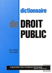 Dictionnaire De Droit Public