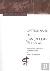 Dictionnaire De Jean-Jacques Rousseau