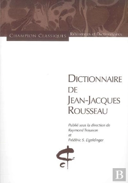 Bertrand.pt - Dictionnaire De Jean-Jacques Rousseau