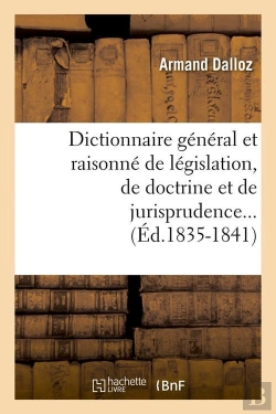Bertrand.pt - Dictionnaire De Jurisprudence Edition 1835 1841