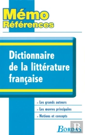 Dictionnaire De La Litterature Francaise