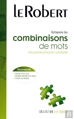 Bertrand.pt - Dictionnaire Des Combinaisons De Mots, Les Synonymes En Contexte