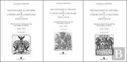 Bertrand.pt - Dictionnaire Des Decores De L'Ordre De Saint Louis - Tome Iii - Regne De Louis Xv