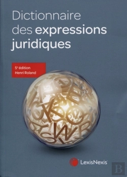 Bertrand.pt - Dictionnaire Des Expressions Juridiques (5e Édition)