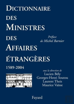 Bertrand.pt - Dictionnaire Des Ministres Des Affaires Etrangeres