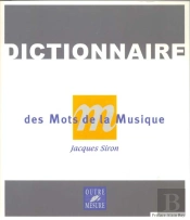 Dictionnaire Des Mots De La Musique