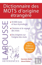 Dictionnaire Des Mots D'Origine Étrangère