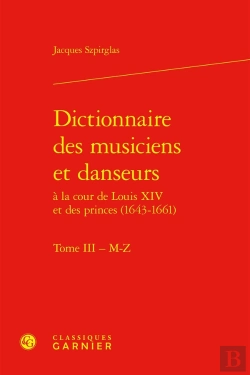 Bertrand.pt - Dictionnaire Des Musiciens Et Danseurs : M-Z