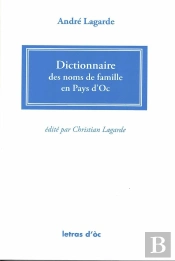 Dictionnaire Des Noms De Famille En Pays D'Oc