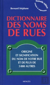 Dictionnaire Des Noms De Rue