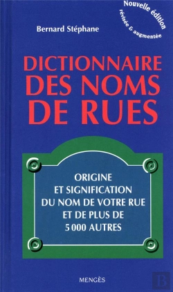 Bertrand.pt - Dictionnaire Des Noms De Rues