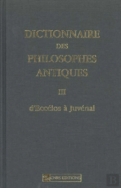 Bertrand.pt - Dictionnaire Des Philosophes Antiques T.3 ; D'Eccelos A Juvenal