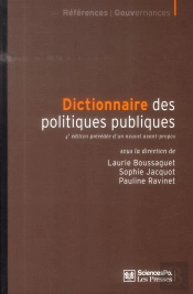 Dictionnaire Des Politiques Publiques (4e Édition)