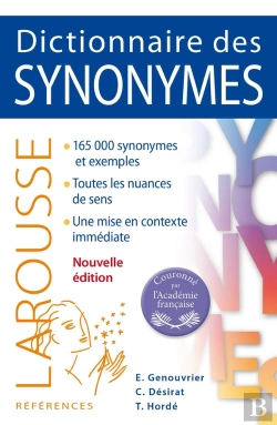 Bertrand.pt - Dictionnaire Des Synonymes