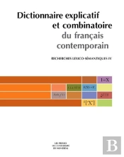 Dictionnaire Explicatif Et Combinatoire Du Francais Contemporain
