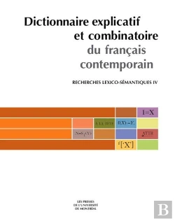 Bertrand.pt - Dictionnaire Explicatif Et Combinatoire Du Francais Contemporain