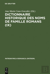 Dictionnaire Historique Des Noms De Famille Romans (Ix)