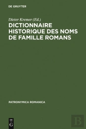 Dictionnaire Historique Des Noms De Famille Romans