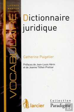 Bertrand.pt - Dictionnaire Juridique. Definitions, Explications Et Correspondances