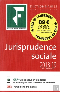 Bertrand.pt - Dictionnaire Jurisprudence Sociale 2018-2019