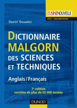 Bertrand.pt - Dictionnaire Malgorn Des Sciences Et Techniques ; Anglais/Français (7e Édition)