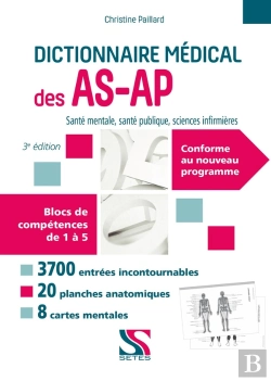 Bertrand.pt - Dictionnaire Médical Des As-Ap + 20 Planches Anatomiques (3e Édition)