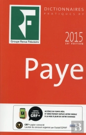 Dictionnaire Paye 2015
