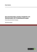 Die Auswirkungen Sozialer Vergleiche Mit Werbemodels Auf Produktbewertungen