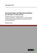 Die Auswirkungen Von E-Mail-Kommunikation Auf Vertrauen In Unternehmen