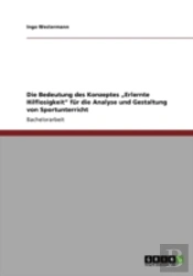 Die Bedeutung Des Konzeptes Aã¢Â€Šâ¬Zerlernte Hilflosigkeitaã¢Â€Šâ¬Ã…Â€Œ Far Die  Analyse Und Gestaltung Von Sportunterricht