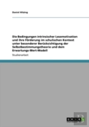 Die Bedingungen Intrinsischer Lesemotivation Und Ihre Forderung Im Schulischen Kontext Unter Besonderer Berucksichtigung  Der Selbstbestimmungstheorie Und  Dem Erwartungs-Wert-Modell