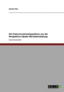 Die Determinationshypothese Aus Der Perspektive Lokaler Berichterstattung