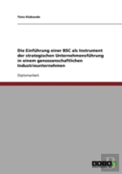 Die Einf Hrung Einer Bsc Als Instrument