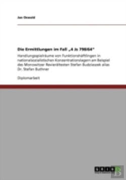 Bertrand.pt - Die Ermittlungen Im Fall Aã¢Â€Šâ¬Z4 Js 798/64aã¢Â€Šâ¬Ã…Â€Œ