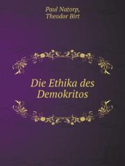 Die Ethika Des Demokritos