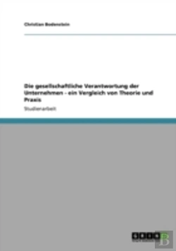 Bertrand.pt - Die Gesellschaftliche Verantwortung Der Unternehmen - Ein Vergleich Von Theorie Und Praxis
