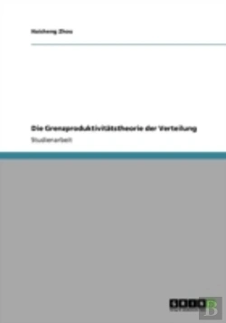 Bertrand.pt - Die Grenzproduktivitaã‚Â¤Tstheorie Der Verteilung