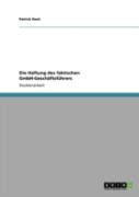 Die Haftung Des Faktischen Gmbh-Geschaã‚Â¤Ftsfahrers