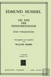 Die Idee Der Phanomenologie