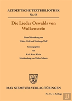 Bertrand.pt - Die Lieder Oswalds Von Wolkenstein