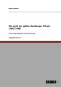 Die Lyrik Der Spaten Hamburger Schule (1992-1999)