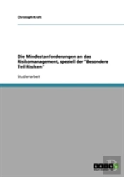 Die Mindestanforderungen An Das Risikomanagement, Speziell Der 'Besondere Teil Risiken'