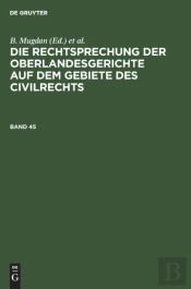 Die Rechtsprechung Der Oberlandesgericht