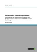 Die Reform Des Gemeinnatzigkeitsrechts