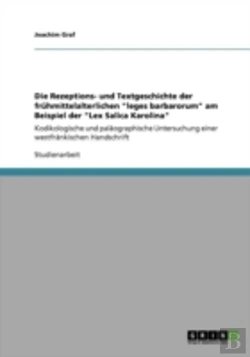 Bertrand.pt - Die Rezeptions- Und Textgeschichte Der Fruhmittelalterlichen 